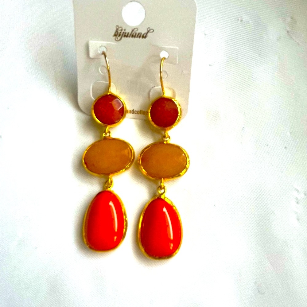 BIJULAND design dangling earrings